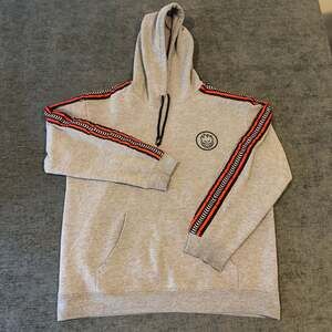 Spitfire Wheels Hoodie Mens Gray The End Bighead Taped Sleeves Size Large
